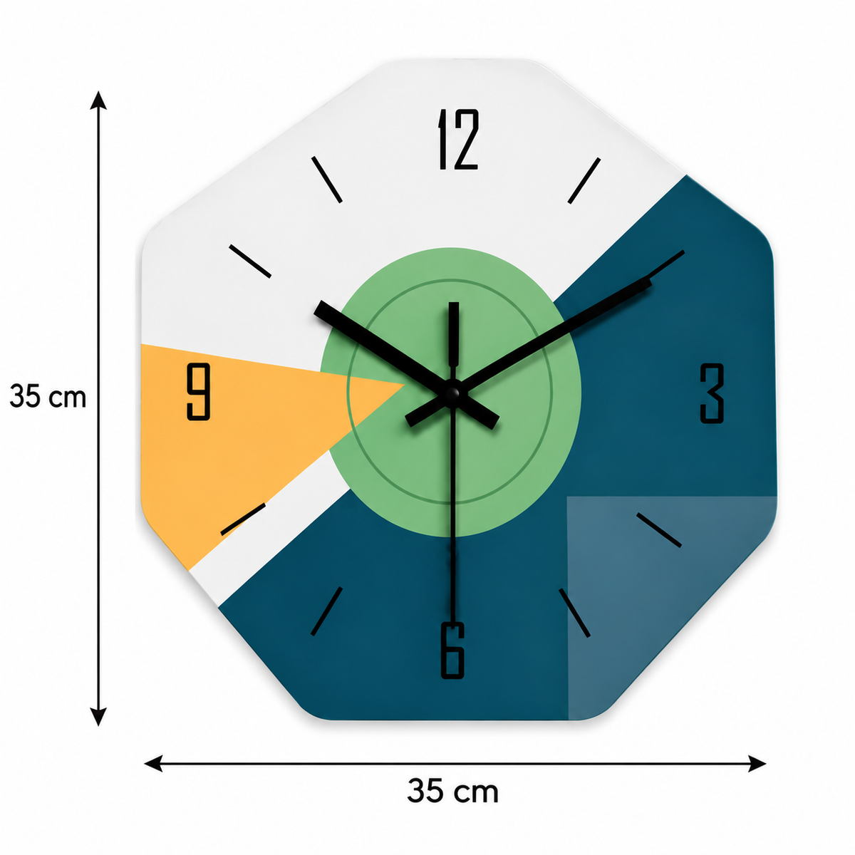 Horloge Murale Design Bois | Polygon