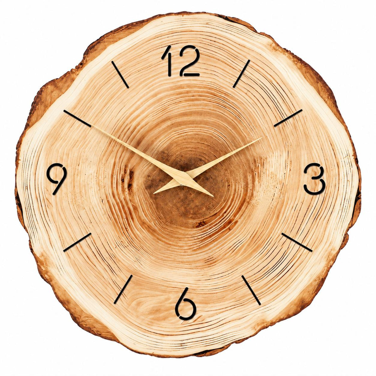 Horloge Murale Design Bois | Sapin