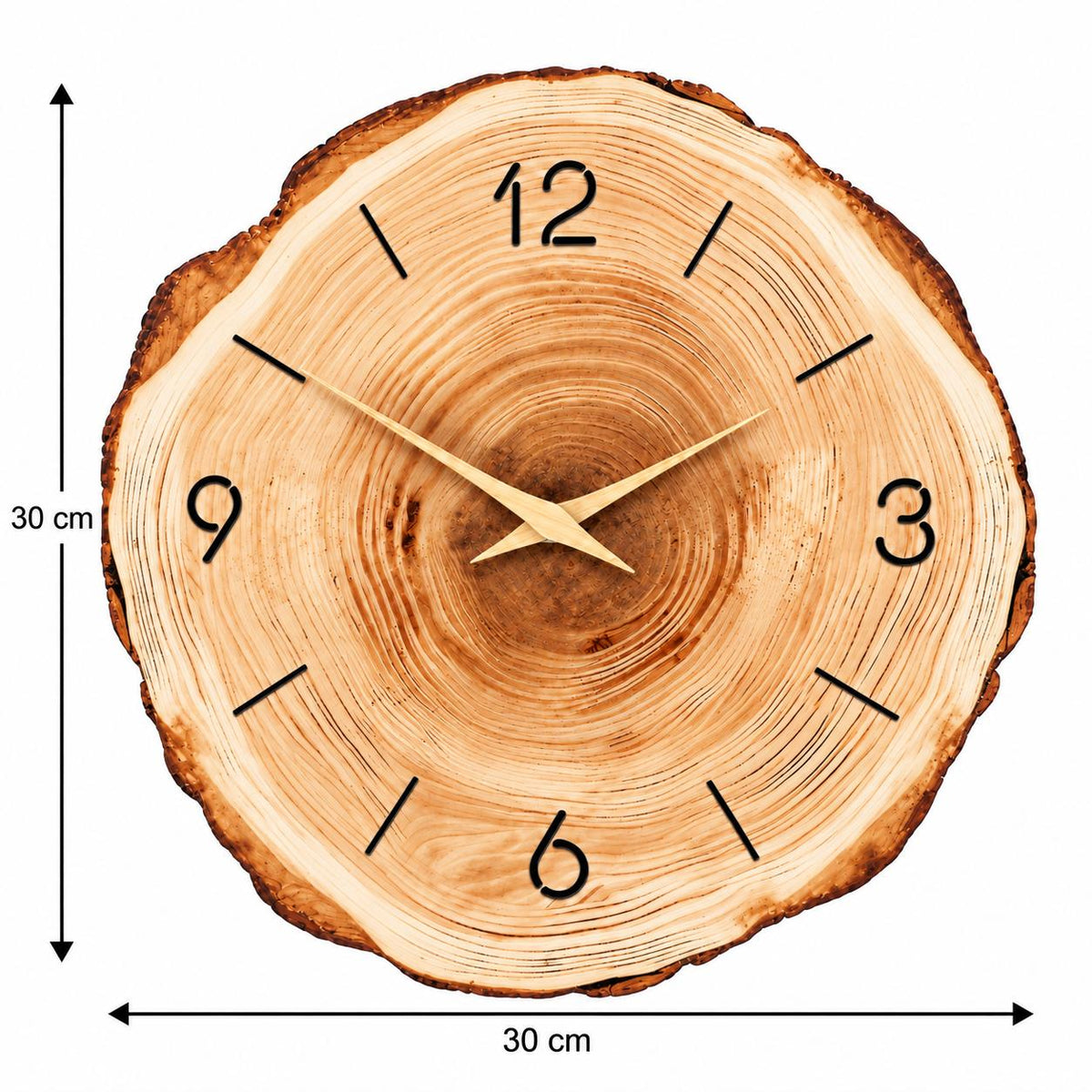 Horloge Murale Design Bois | Sapin
