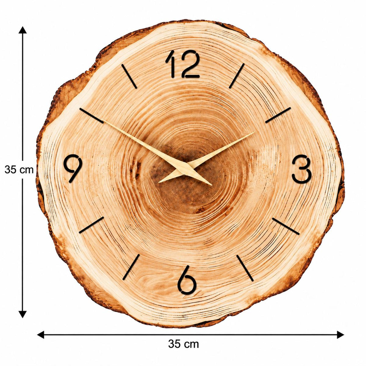 Horloge Murale Design Bois | Sapin