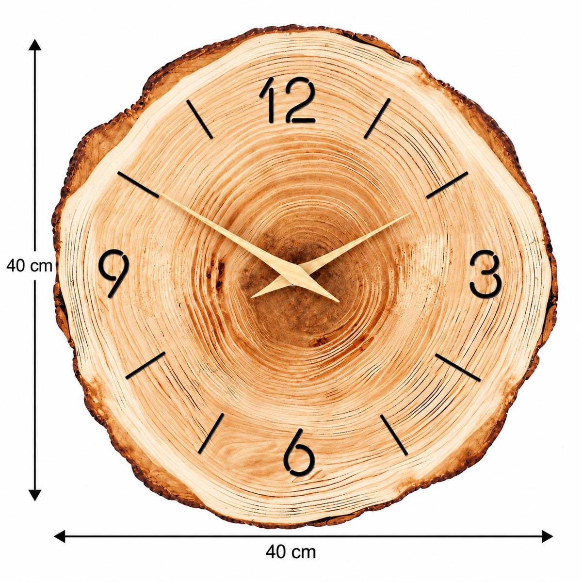 Horloge Murale Design Bois | Sapin