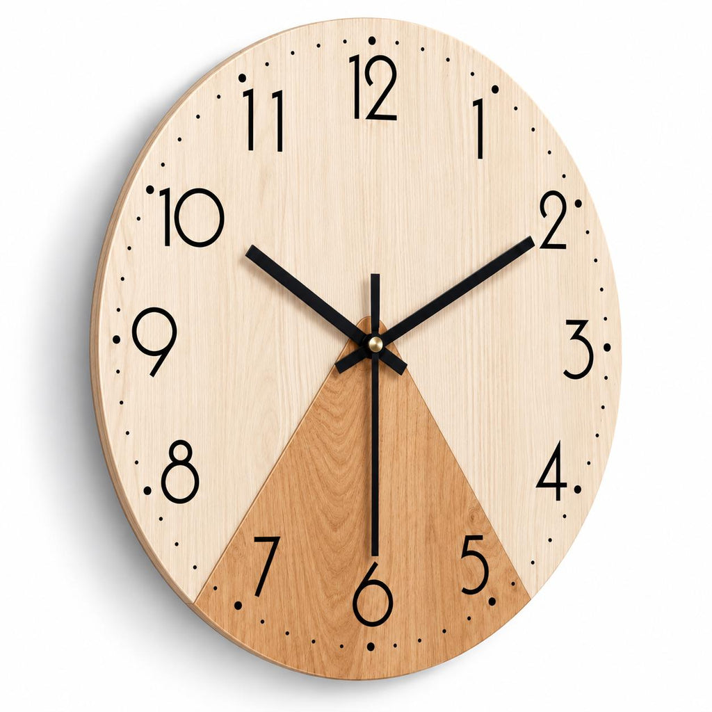 Horloge Murale Design Bois | Tilleul