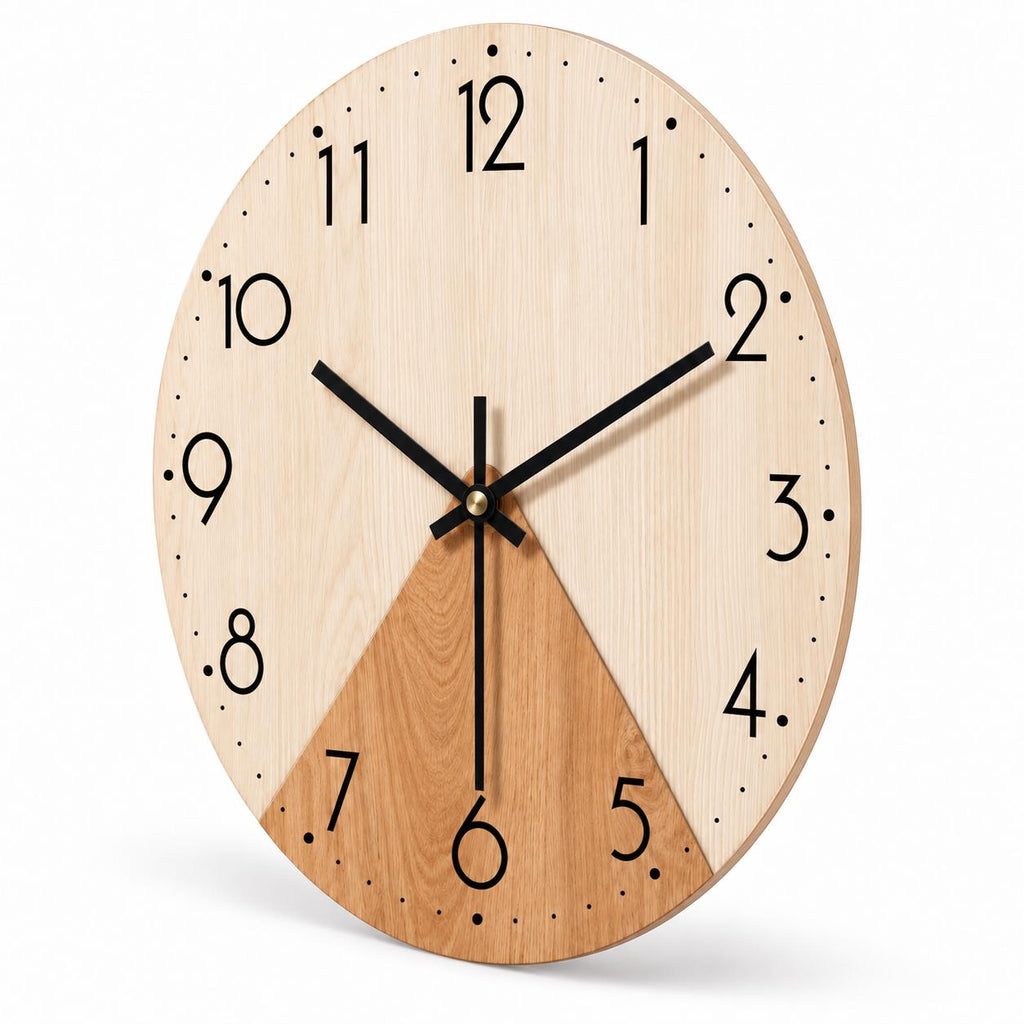 Horloge Murale Design Bois | Tilleul