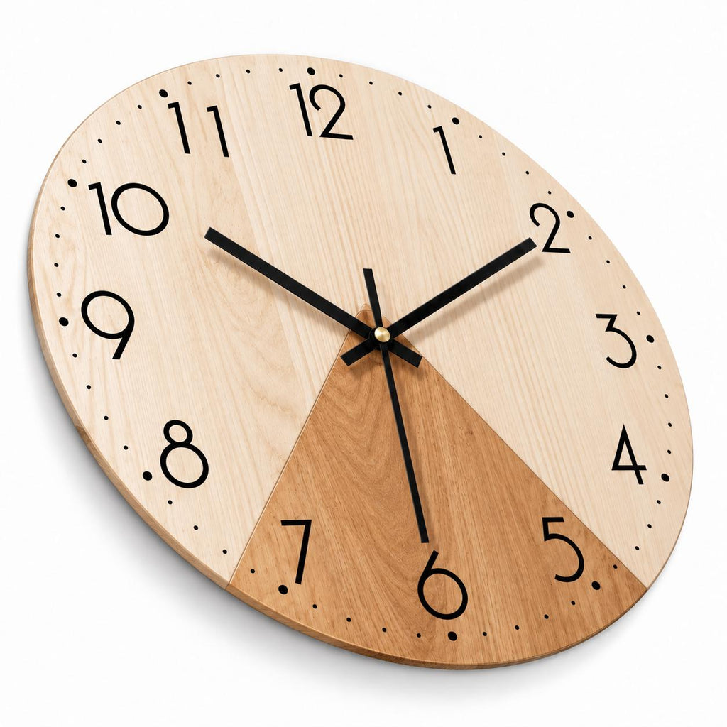 Horloge Murale Design Bois | Tilleul