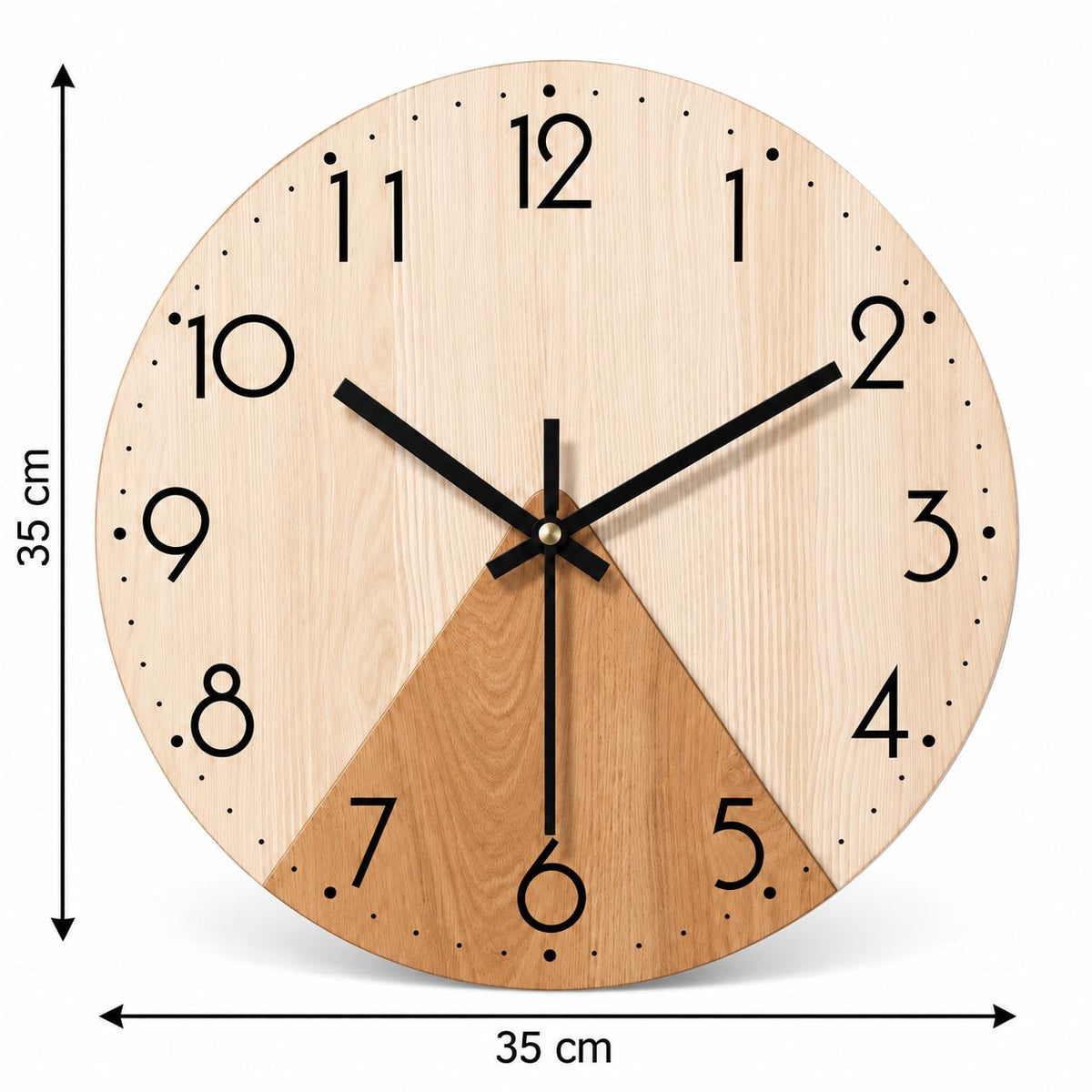Horloge Murale Design Bois | Tilleul