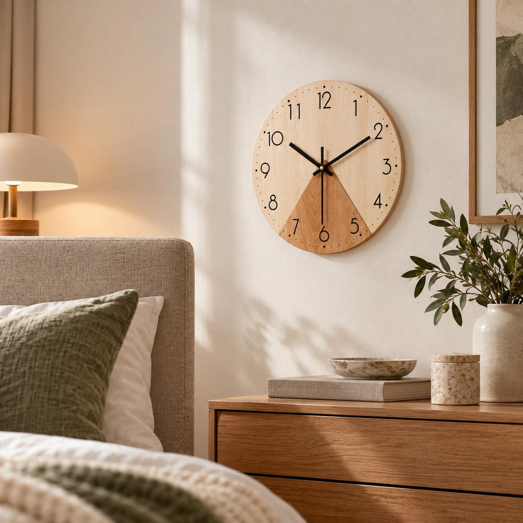 Horloge Murale Design Bois | Tilleul