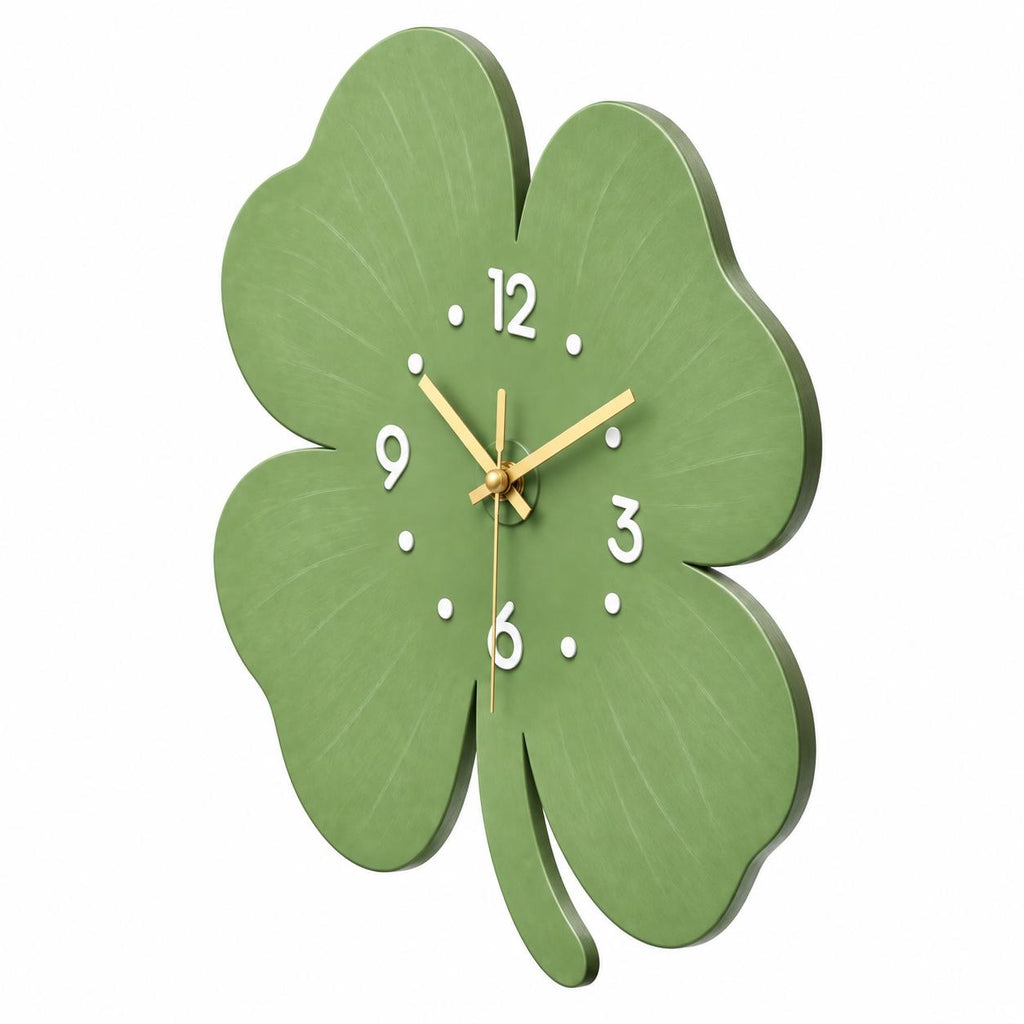 Horloge Murale Design Bois | Trèfle