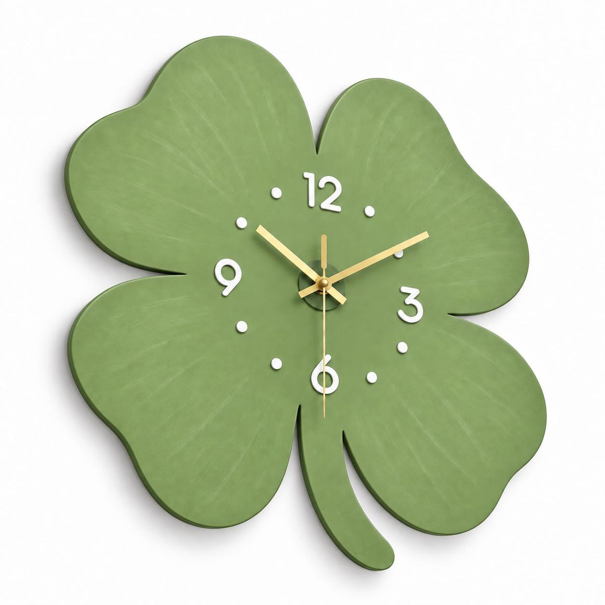 Horloge Murale Design Bois | Trèfle