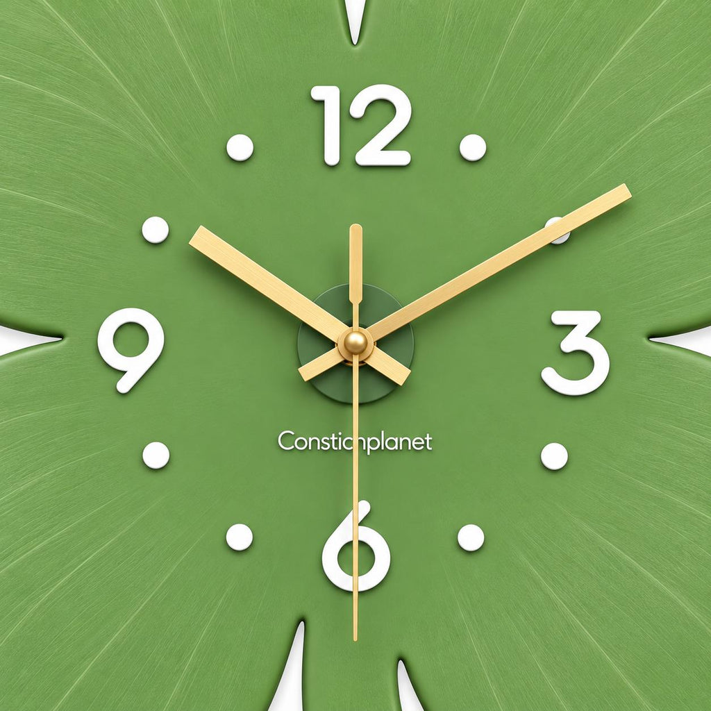 Horloge Murale Design Bois | Trèfle