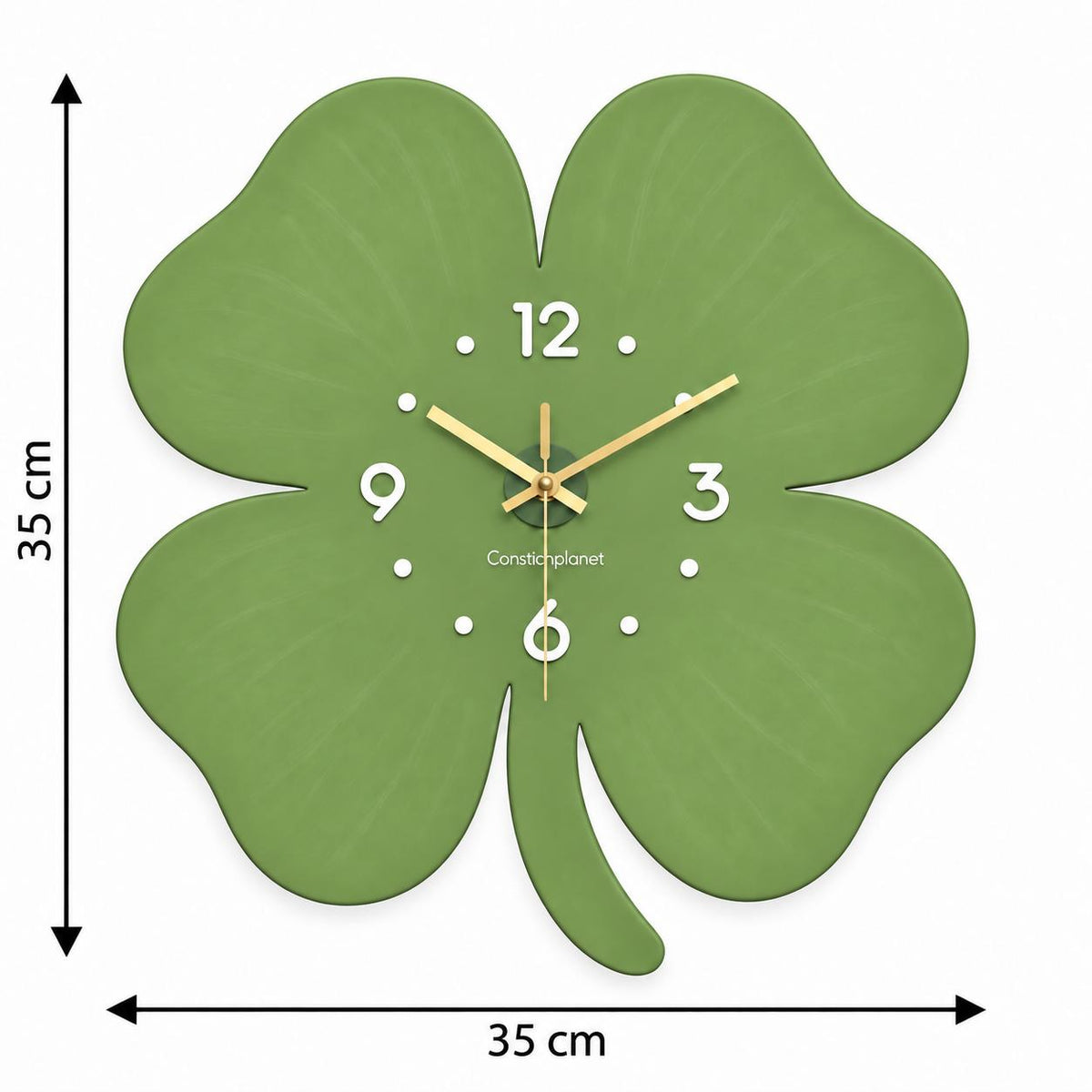 Horloge Murale Design Bois | Trèfle