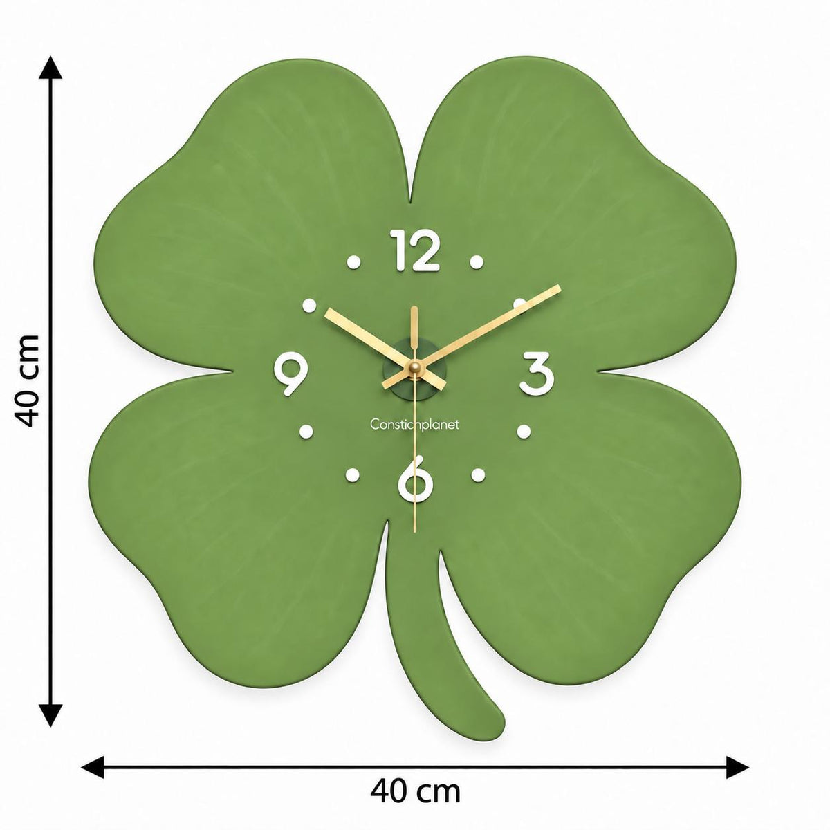 Horloge Murale Design Bois | Trèfle