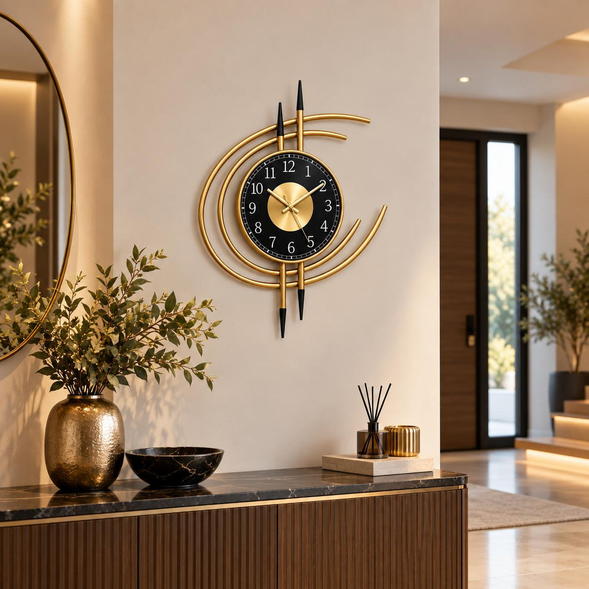 Horloge Murale Design Métal | Aurea