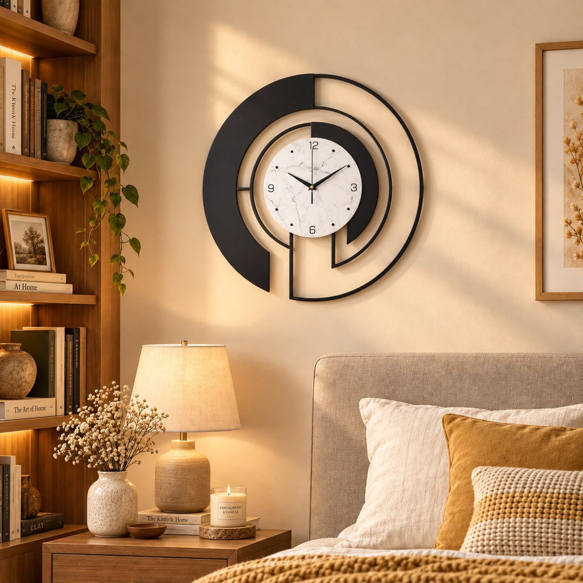 Horloge Murale Design Métal | Eclipse