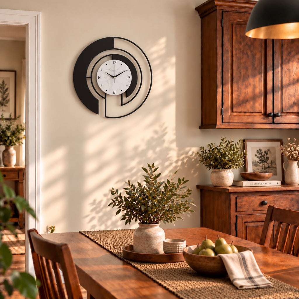 Horloge Murale Design Métal | Eclipse