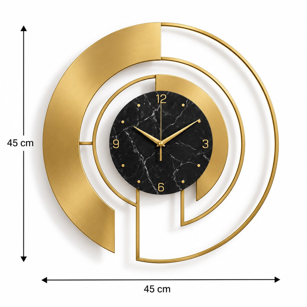 Horloge Murale Design Métal | Eclipse