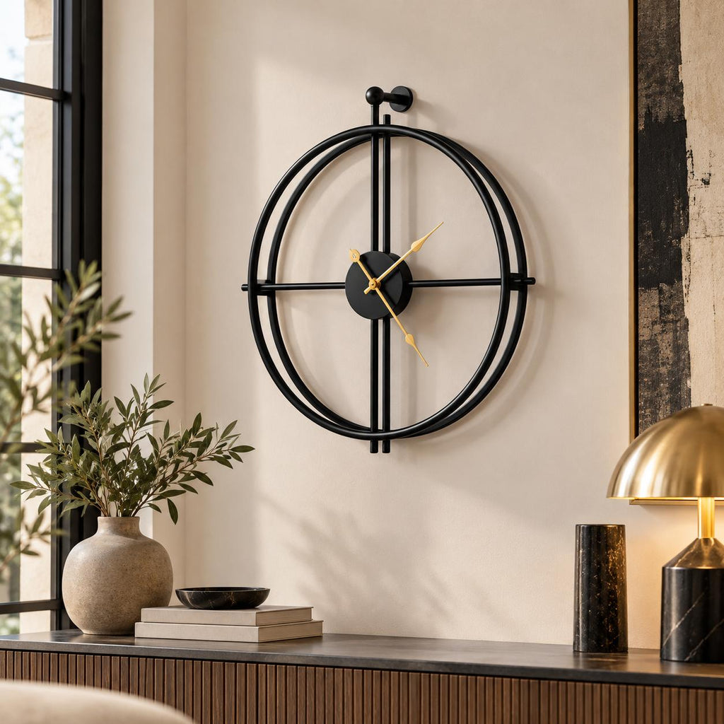 Horloge Murale Design Métal | Helios
