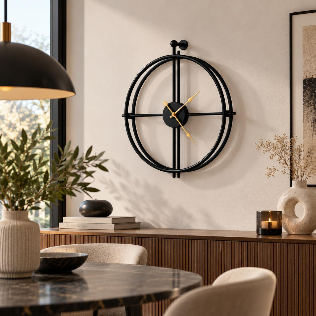 Horloge Murale Design Métal | Helios