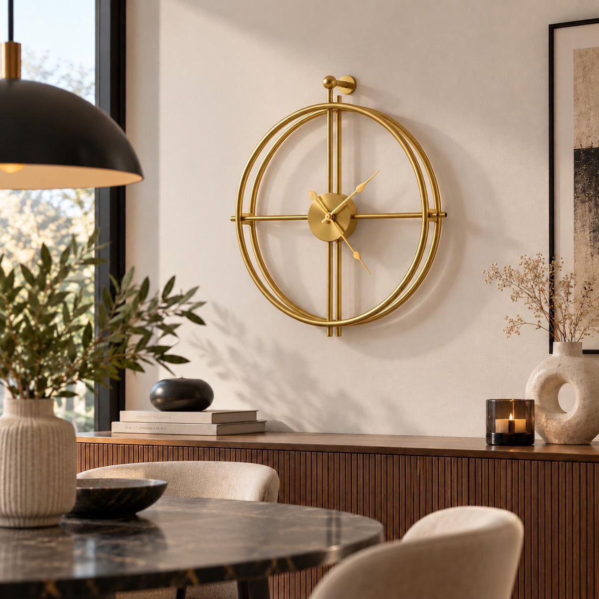 Horloge Murale Design Métal | Helios