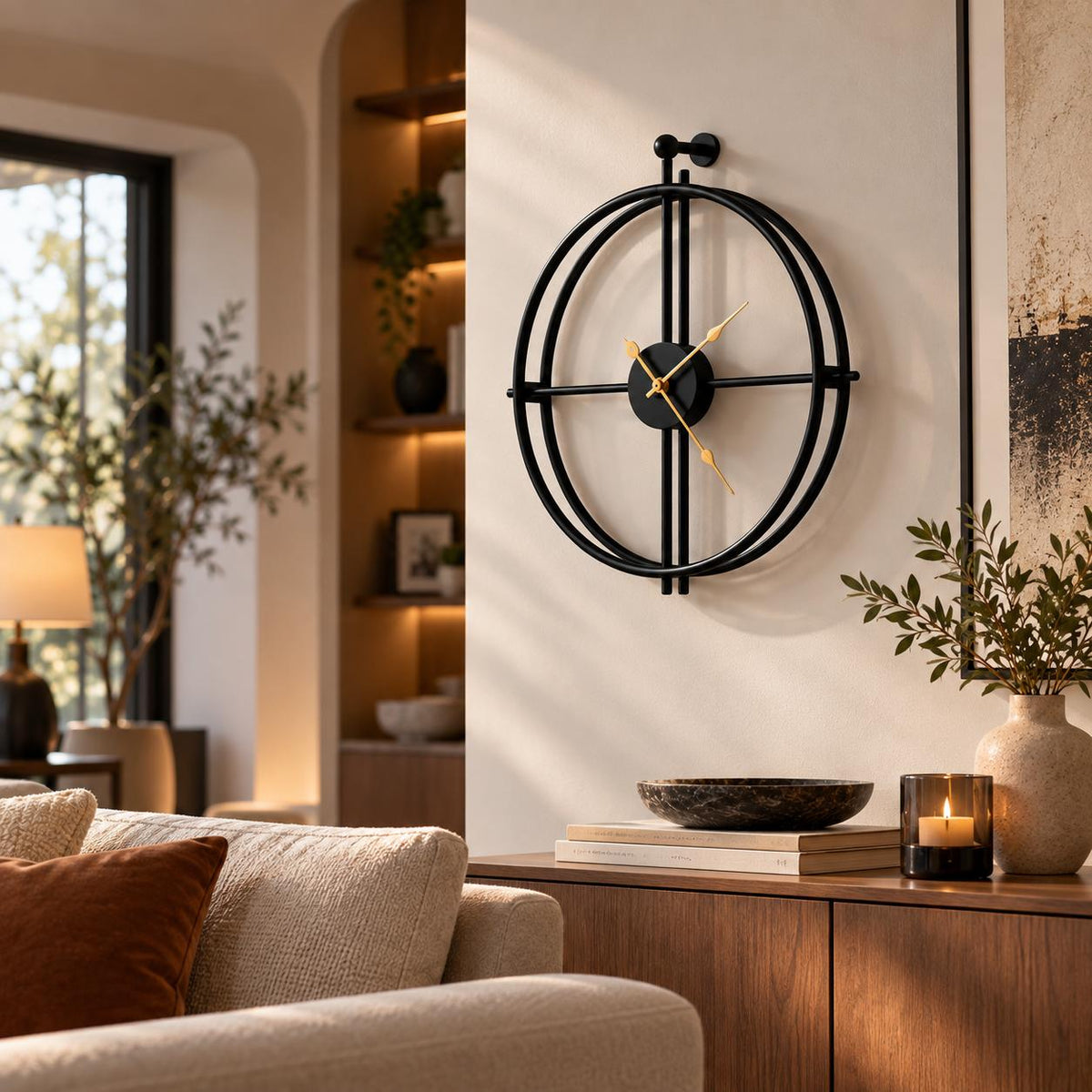 Horloge Murale Design Métal | Helios