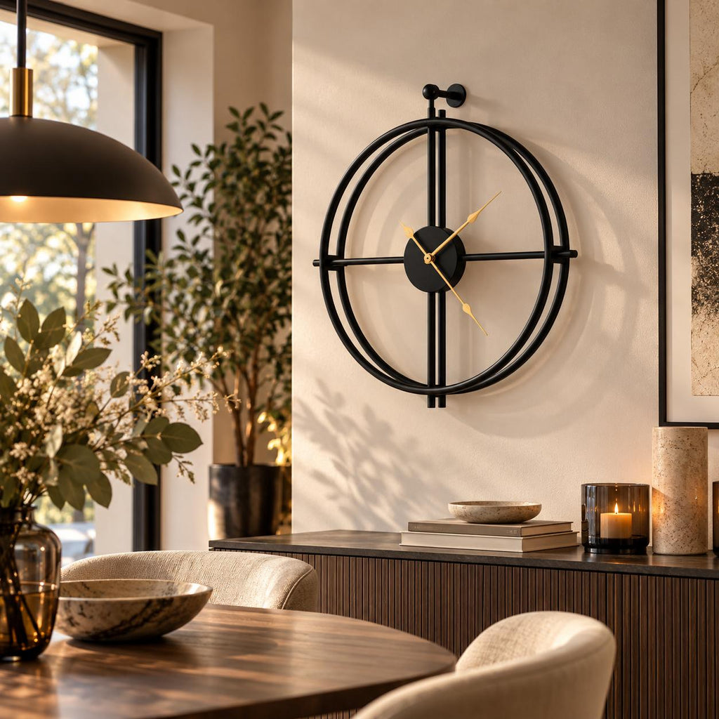 Horloge Murale Design Métal | Helios