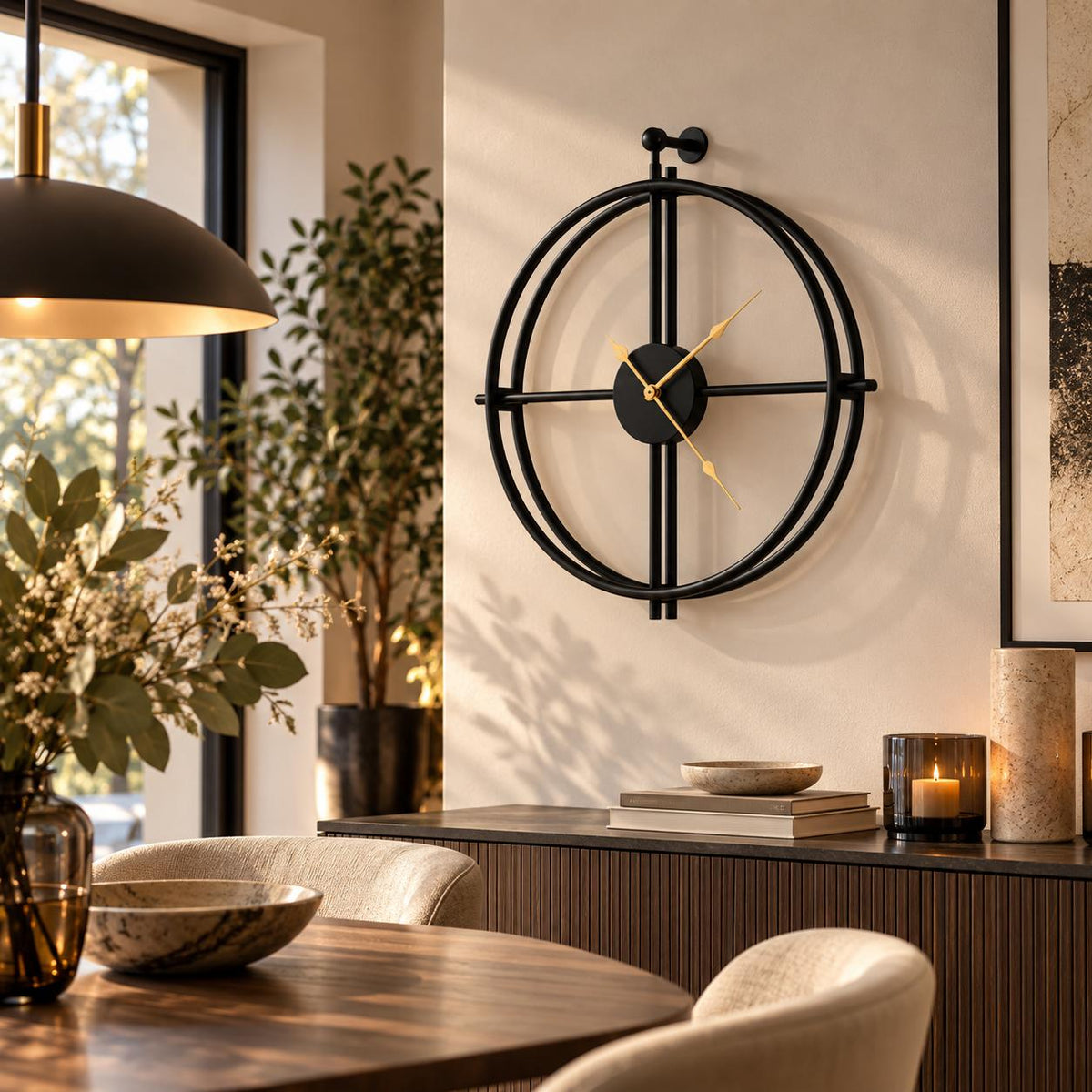 Horloge Murale Design Métal | Helios
