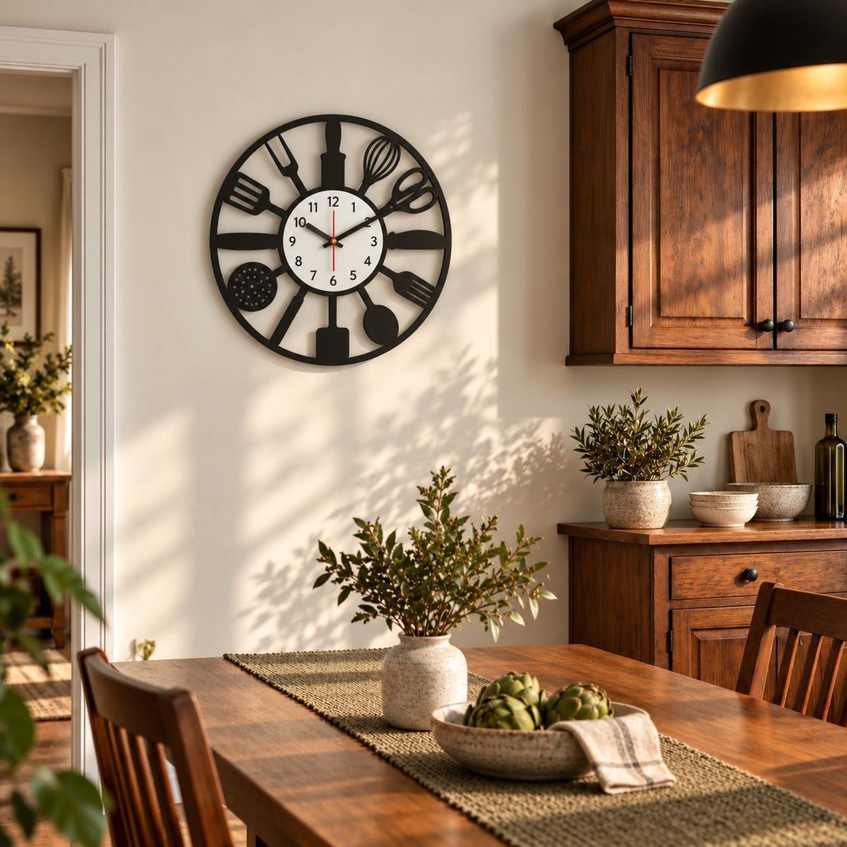 Horloge Murale Design Métal | Kitchen