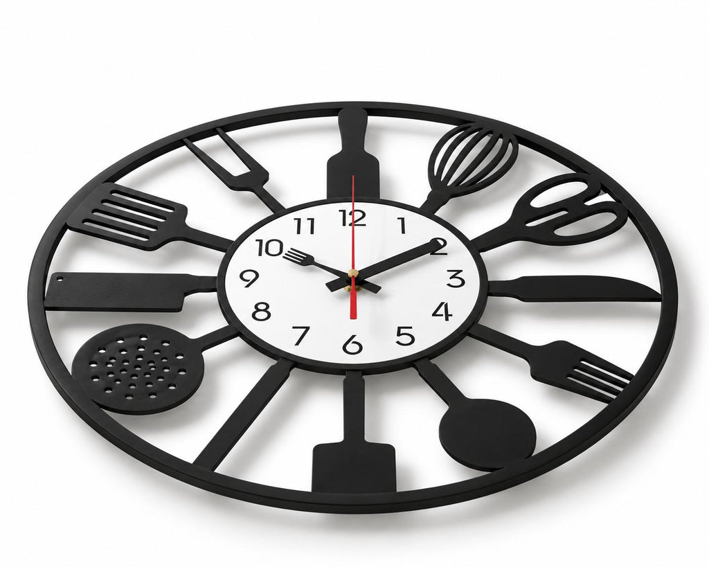 Horloge Murale Design Métal | Kitchen
