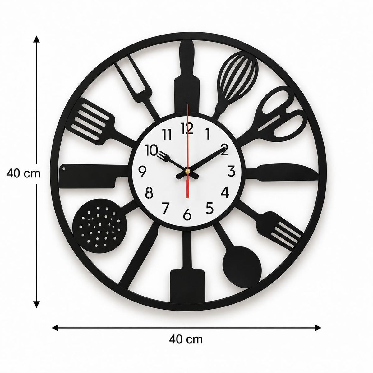 Horloge Murale Design Métal | Kitchen