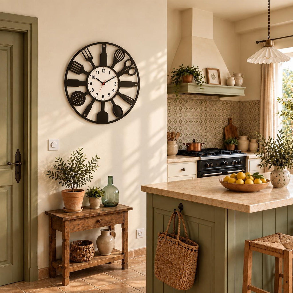 Horloge Murale Design Métal | Kitchen
