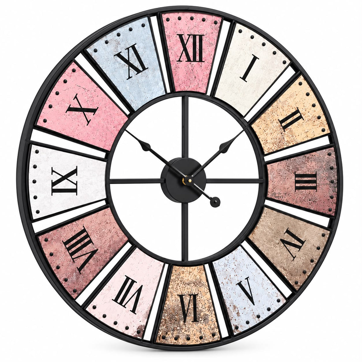 Horloge Murale Design Métal | Mosaïque