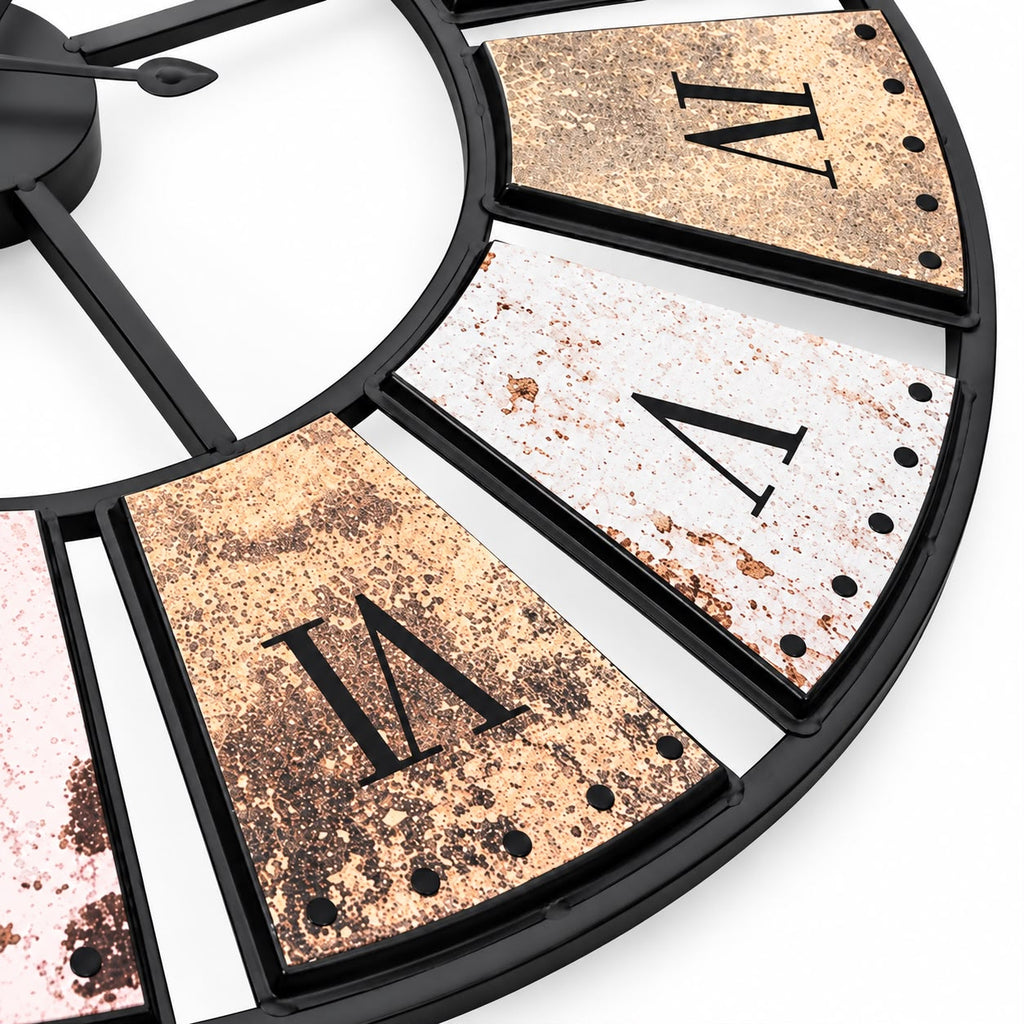 Horloge Murale Design Métal | Mosaïque