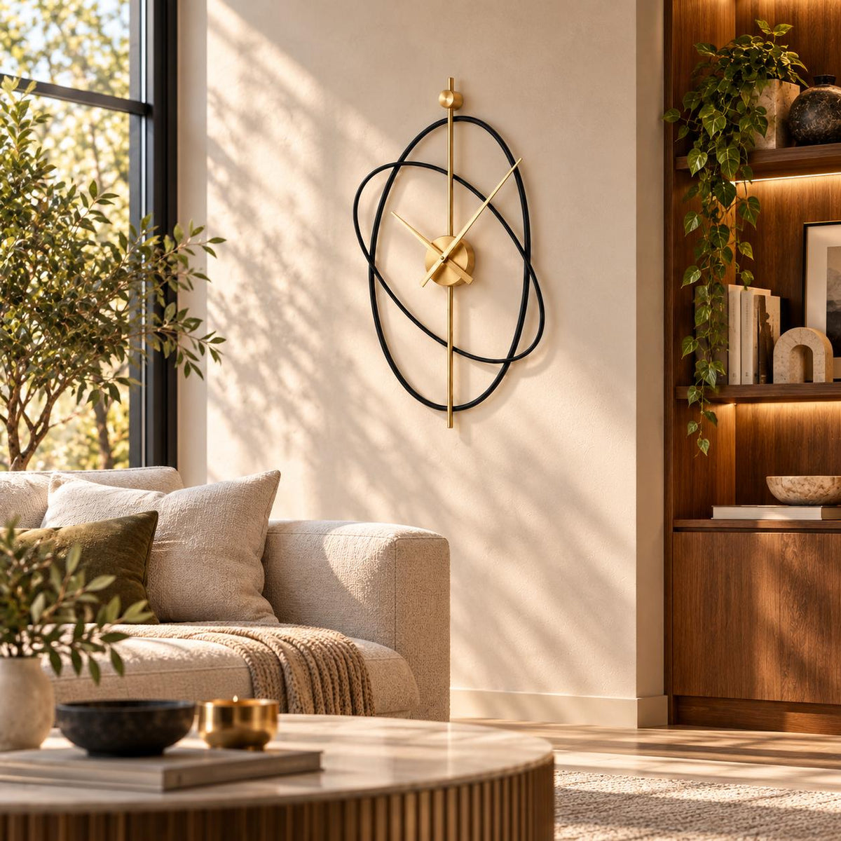 Horloge Murale Design Métal | Orbit