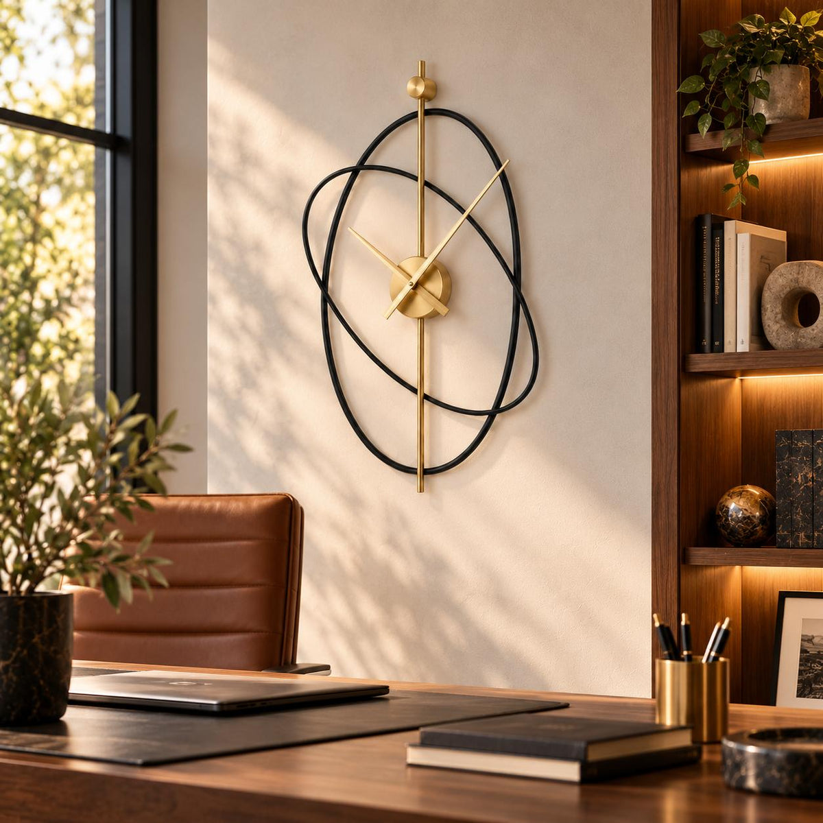 Horloge Murale Design Métal | Orbit
