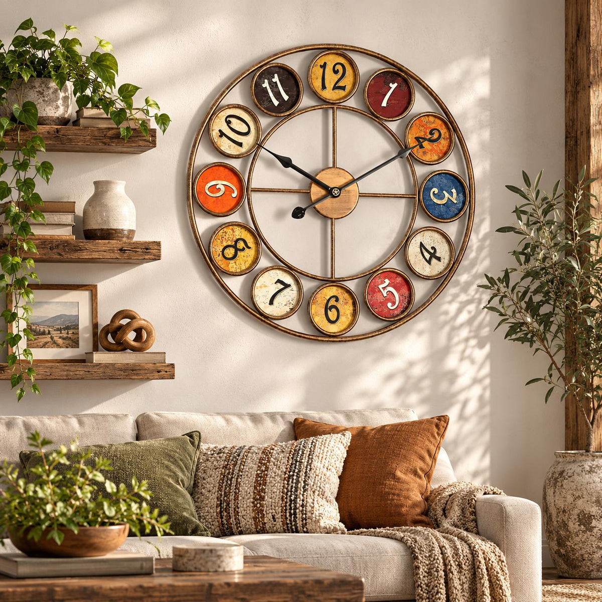 Horloge Murale Design Métal | Palermo