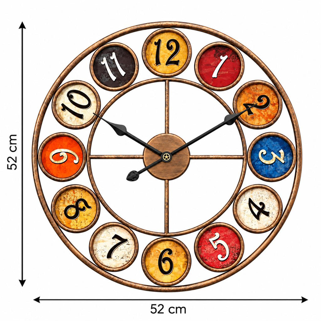 Horloge Murale Design Métal | Palermo