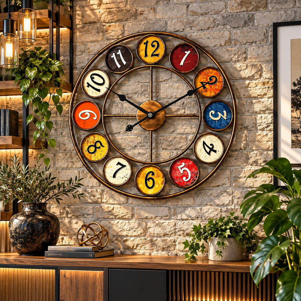 Horloge Murale Design Métal | Palermo