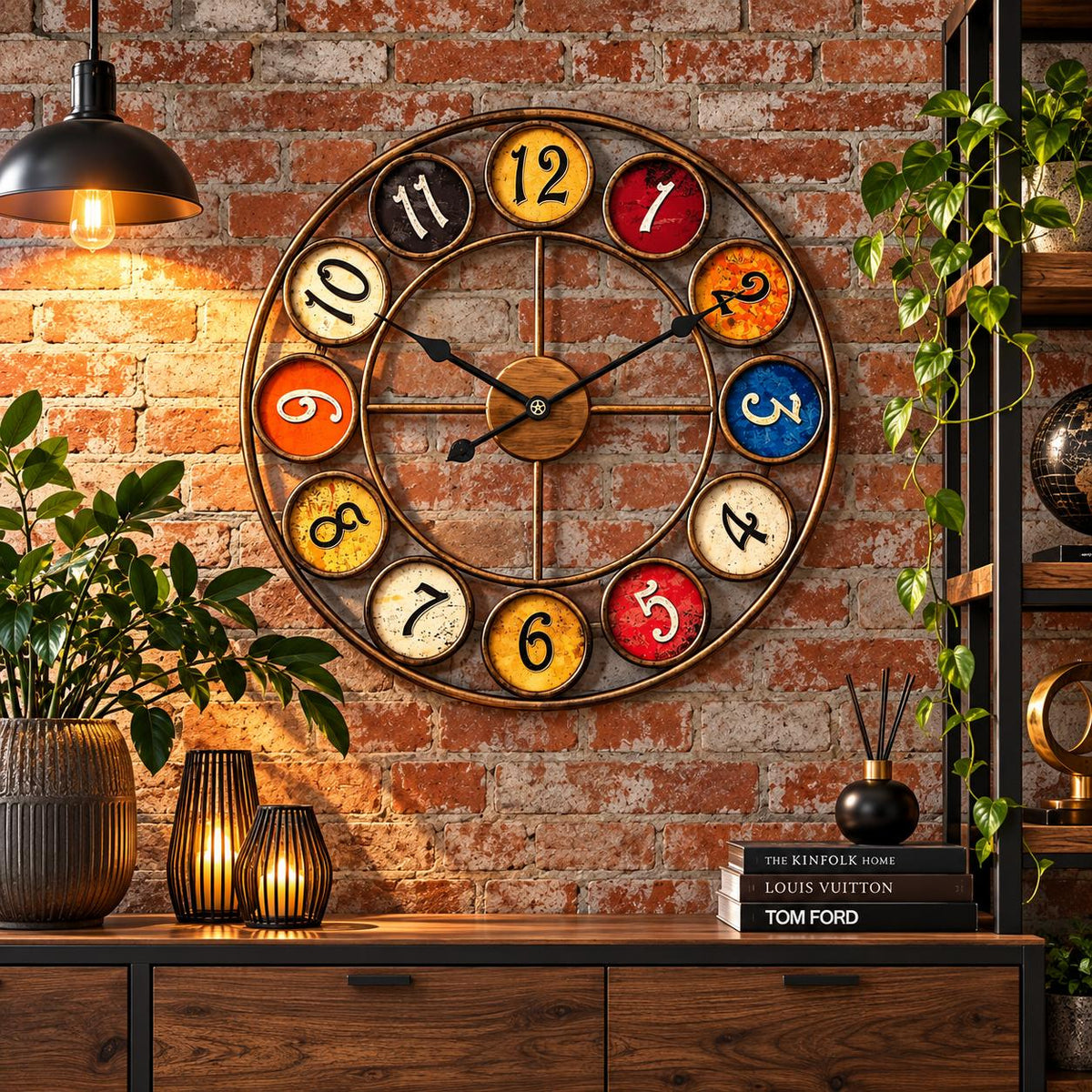 Horloge Murale Design Métal | Palermo