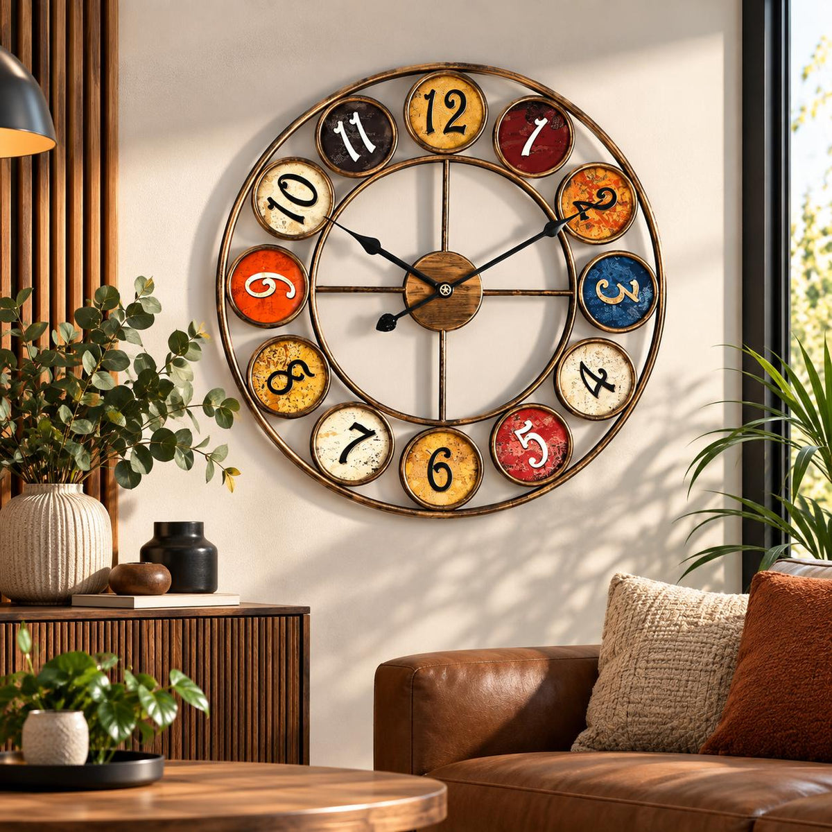 Horloge Murale Design Métal | Palermo