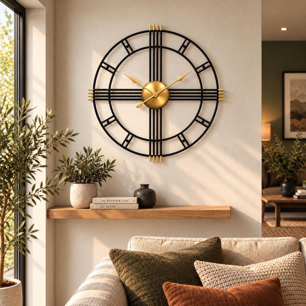 Horloge Murale Design Métal | Solar