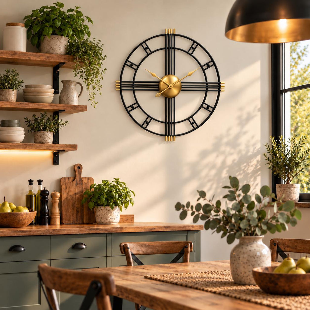 Horloge Murale Design Métal | Solar