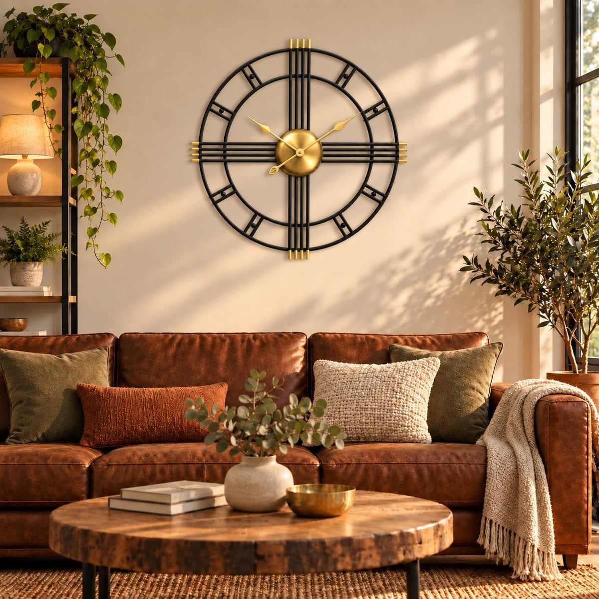Horloge Murale Design Métal | Solar