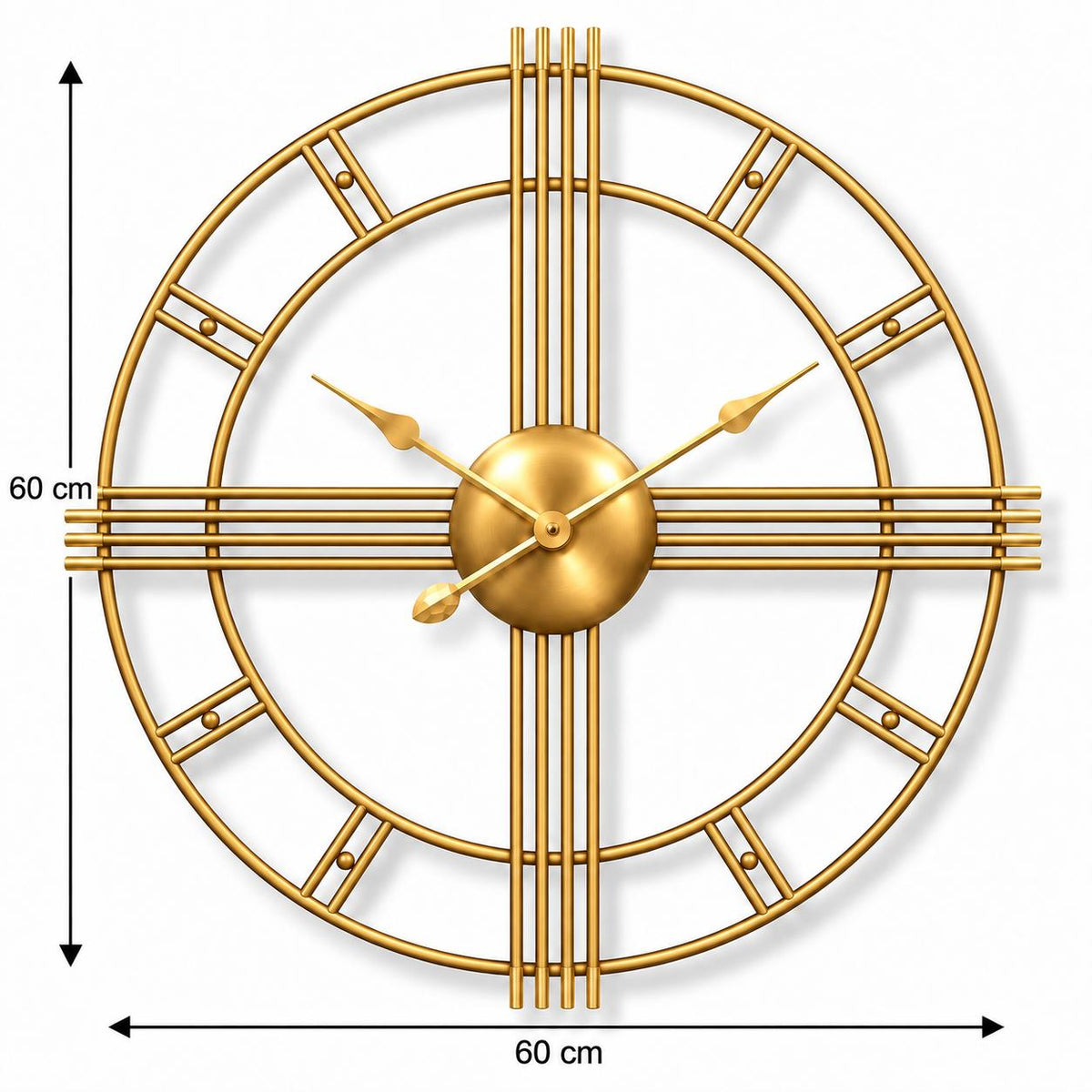 Horloge Murale Design Métal | Solar