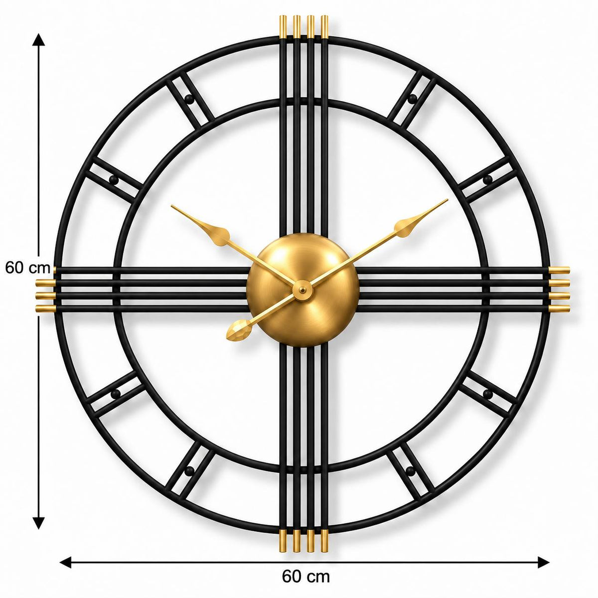 Horloge Murale Design Métal | Solar