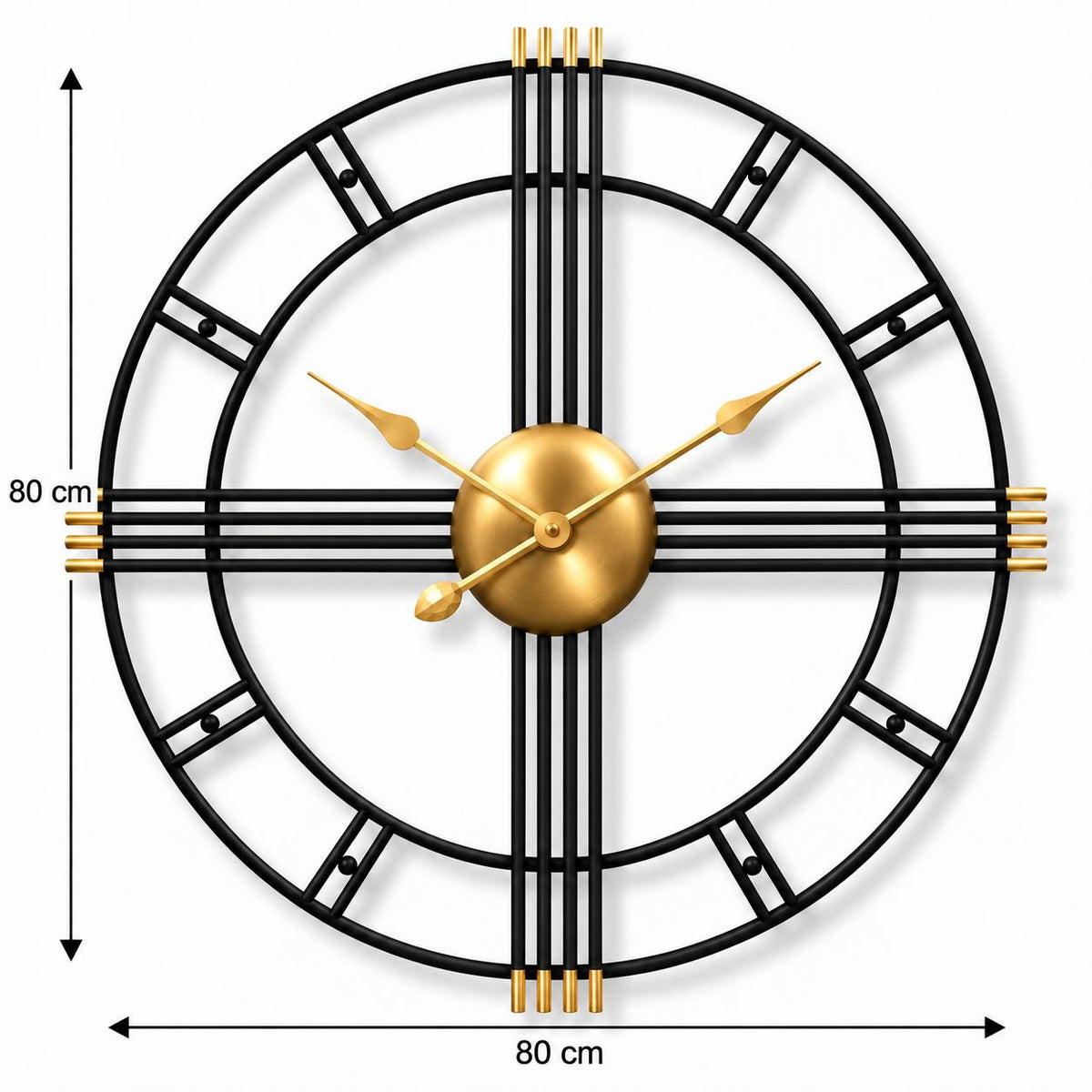 Horloge Murale Design Métal | Solar