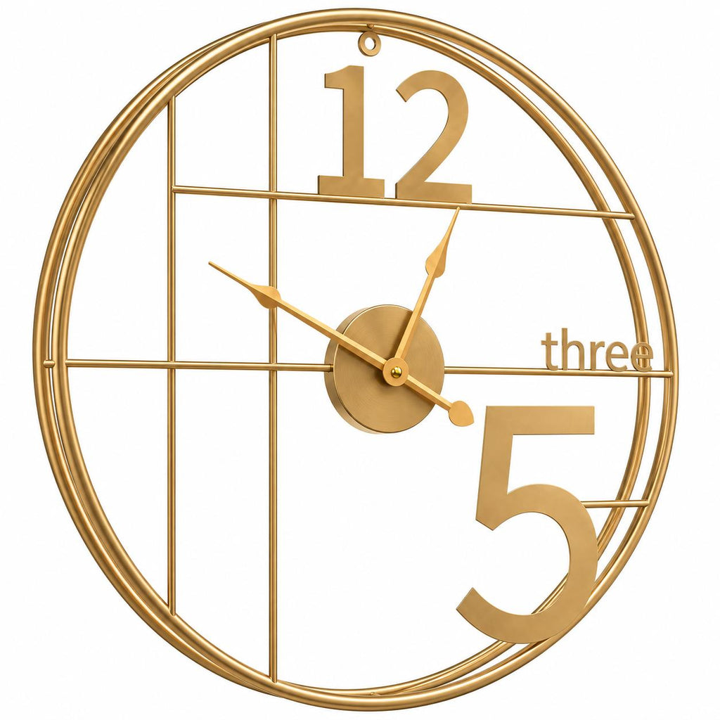 Horloge Murale Design Métal | Three