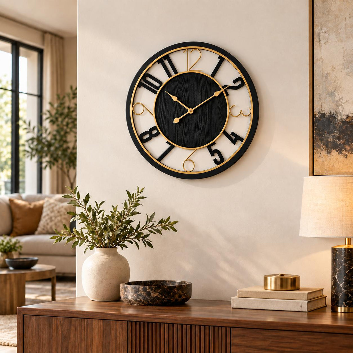 Horloge Murale Design Métal Acrylique | Prestige