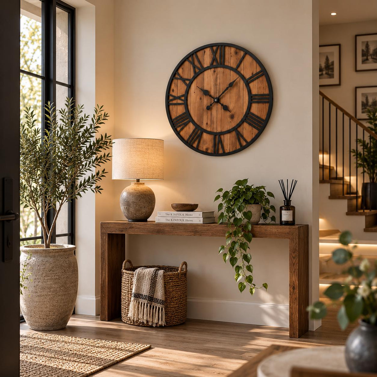 Horloge Murale Design Métal Bois | Westwood