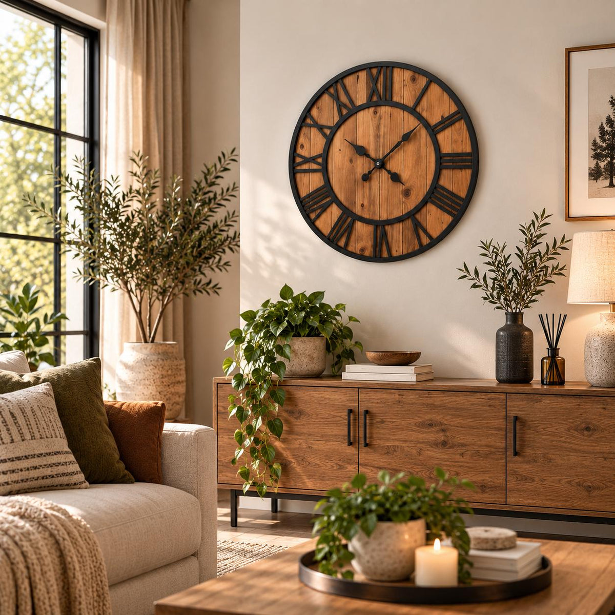 Horloge Murale Design Métal Bois | Westwood
