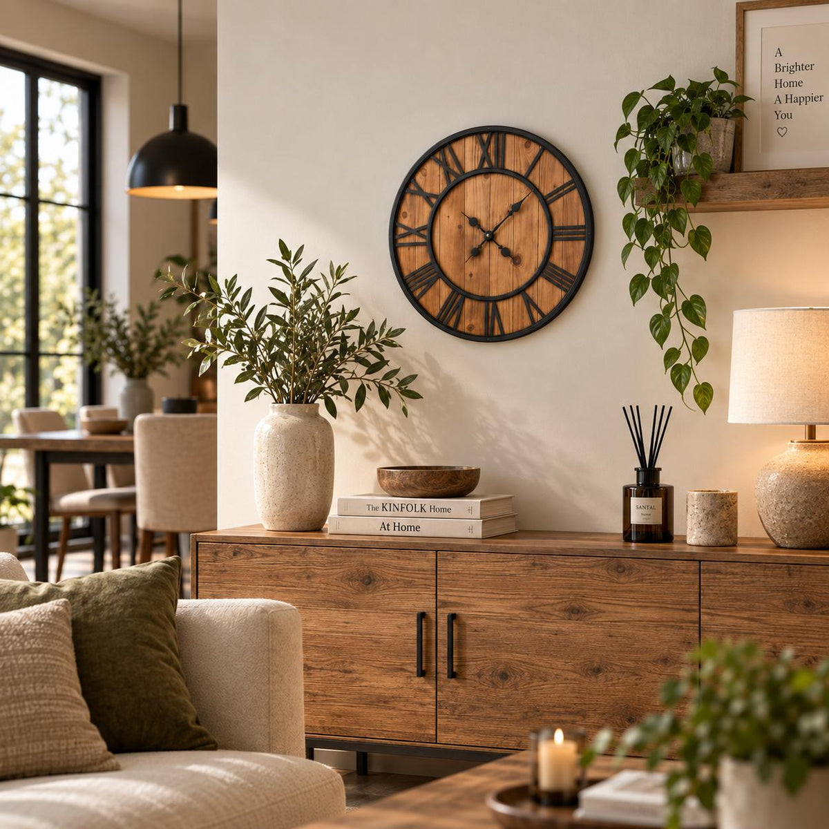 Horloge Murale Design Métal Bois | Westwood