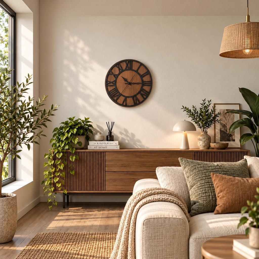 Horloge Murale Design Métal Bois | Westwood